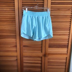 Lululemon Athletic shorts light turquoise size 8